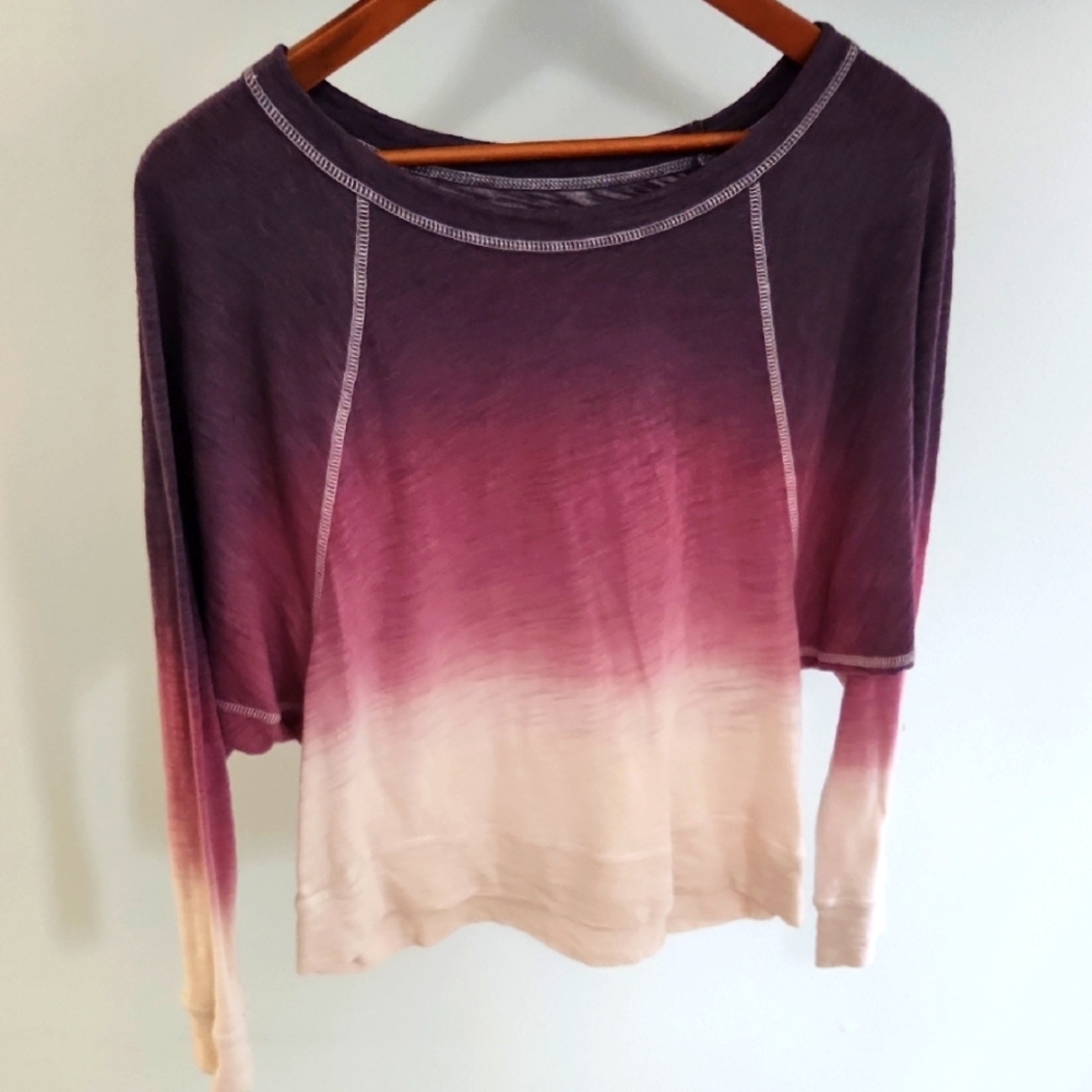 Chaser Purple and Cream Women's Top